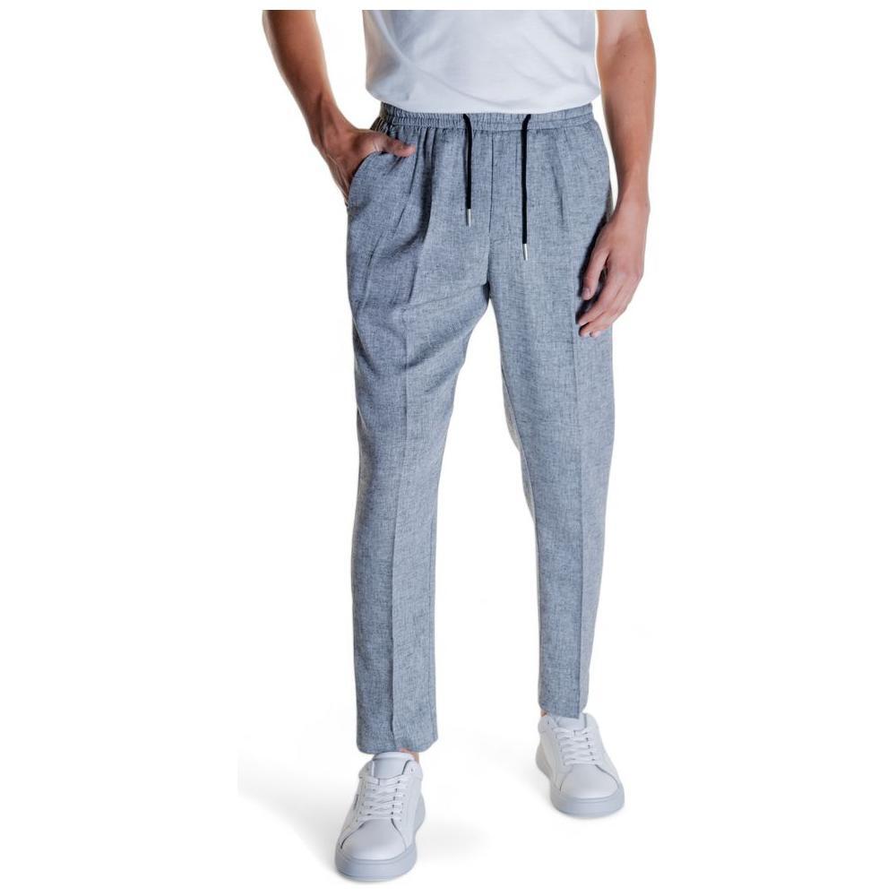 Antony Morato Black Linen Pant