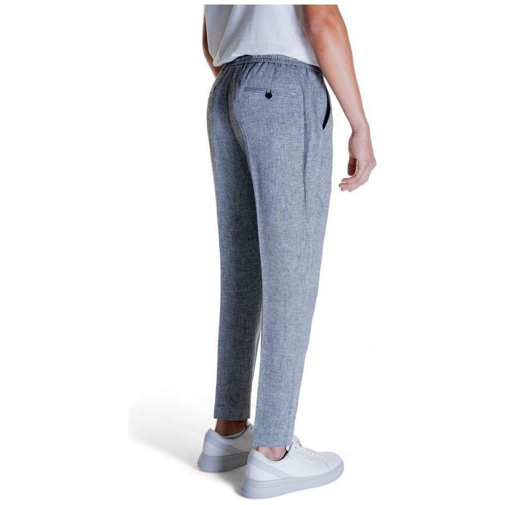 Antony Morato Black Linen Pant