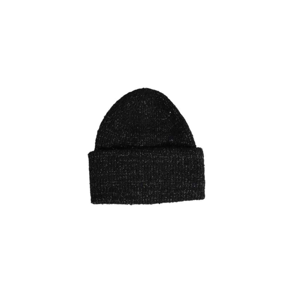 Pieces Black Recycled Polyester Hat Pieces Black