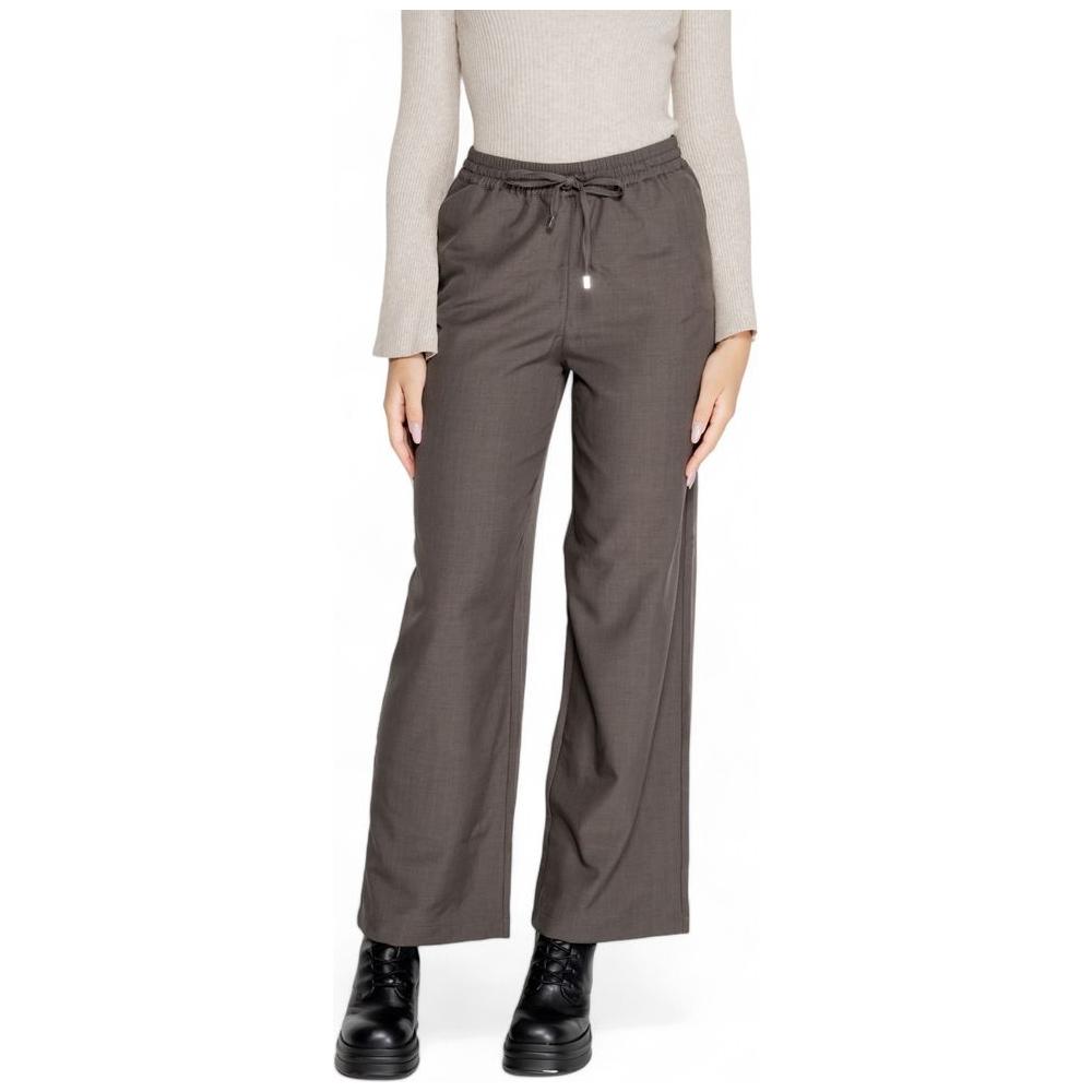 Only Gray Polyester Jeans & Pant Only Dim Gray