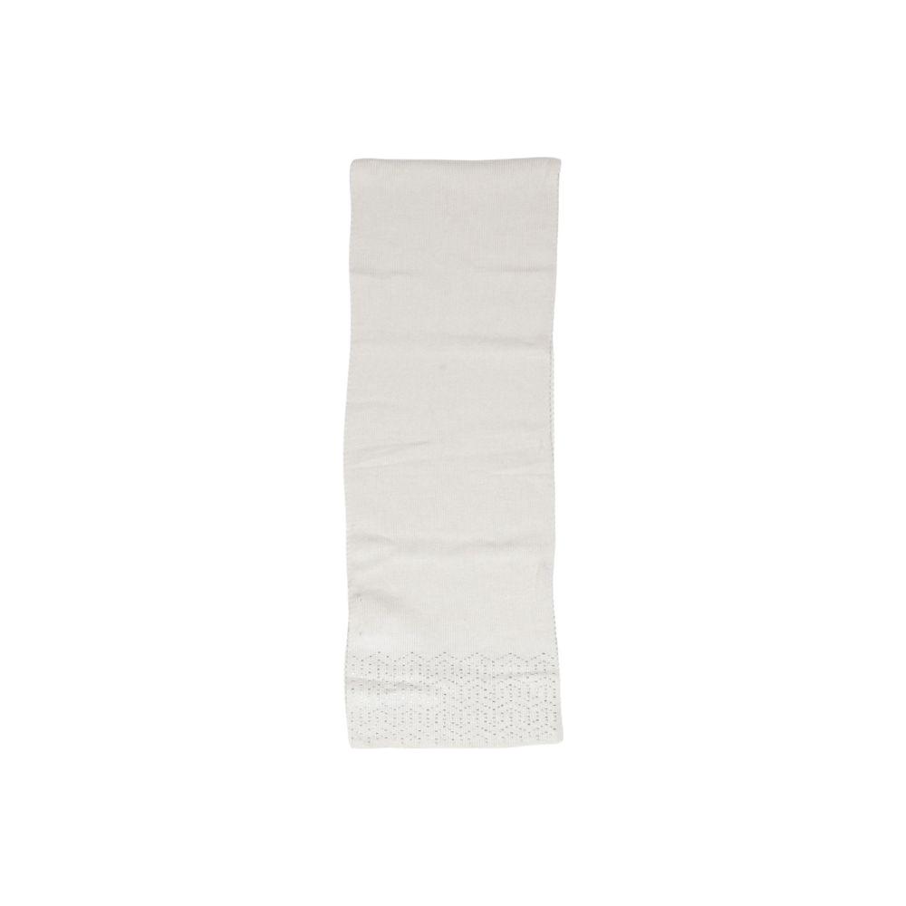 Pieces Beige Polyester Scarf Pieces Light Gray