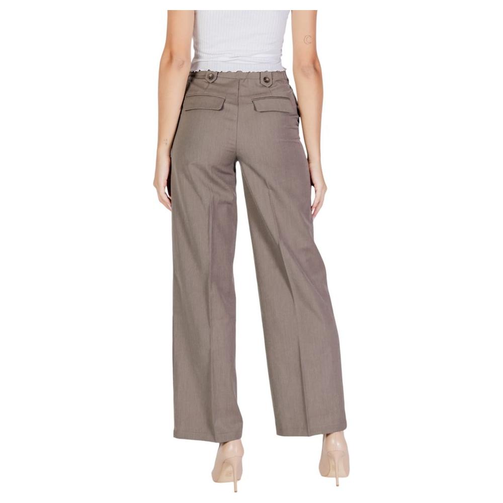 Only Gray Polyester Jeans & Pant Only Rosy Brown