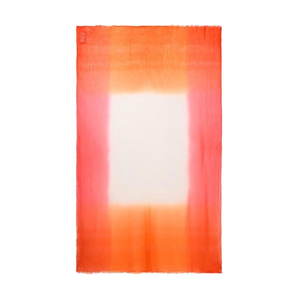 Desigual Orange Polyester Scarf Desigual Coral