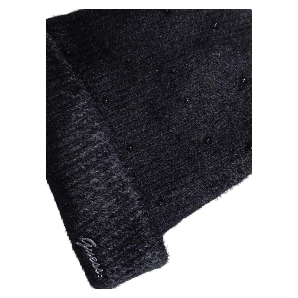 Guess Black Cotton Hat Guess Black