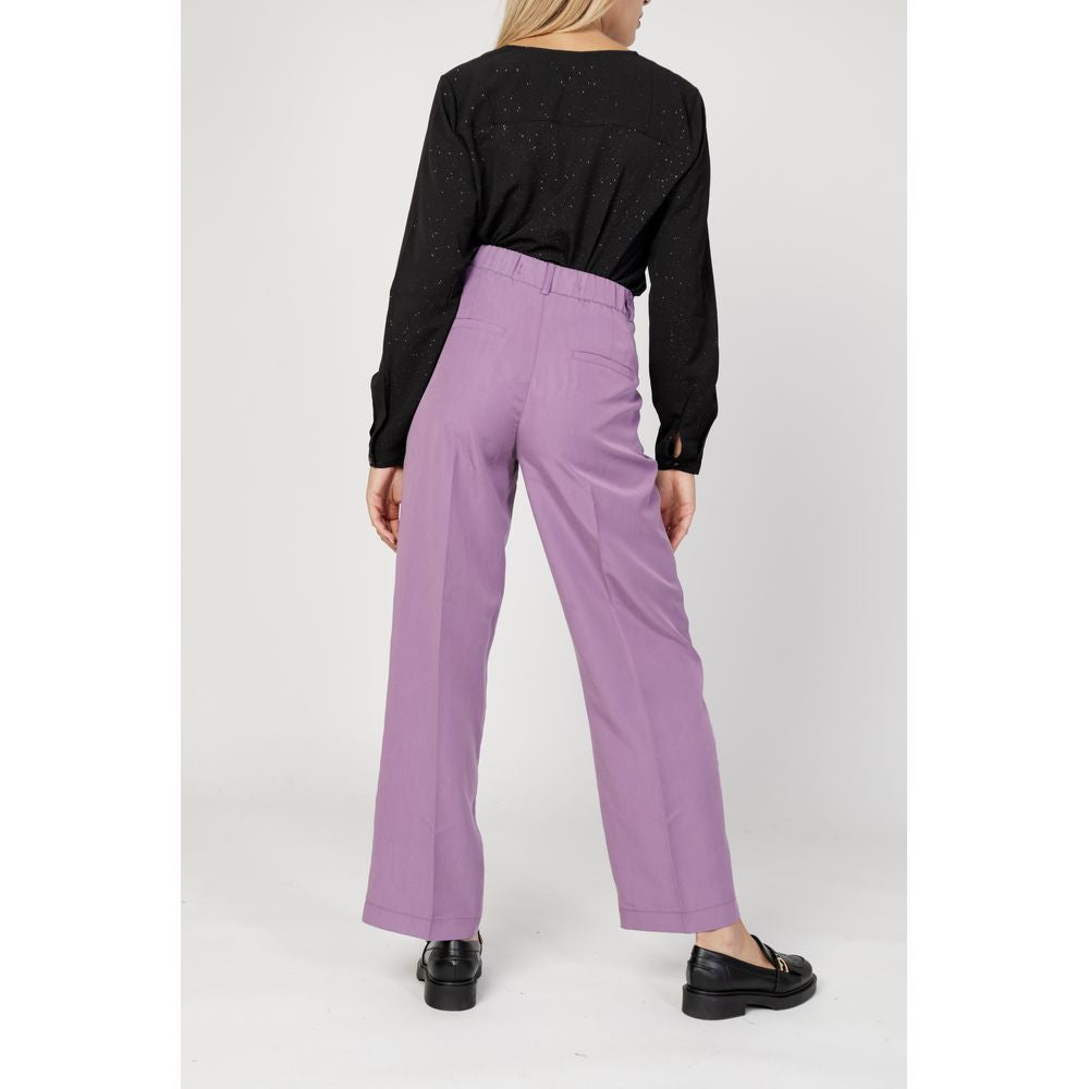 Street One Purple Lyocell Jeans & Pant Street One Light Gray