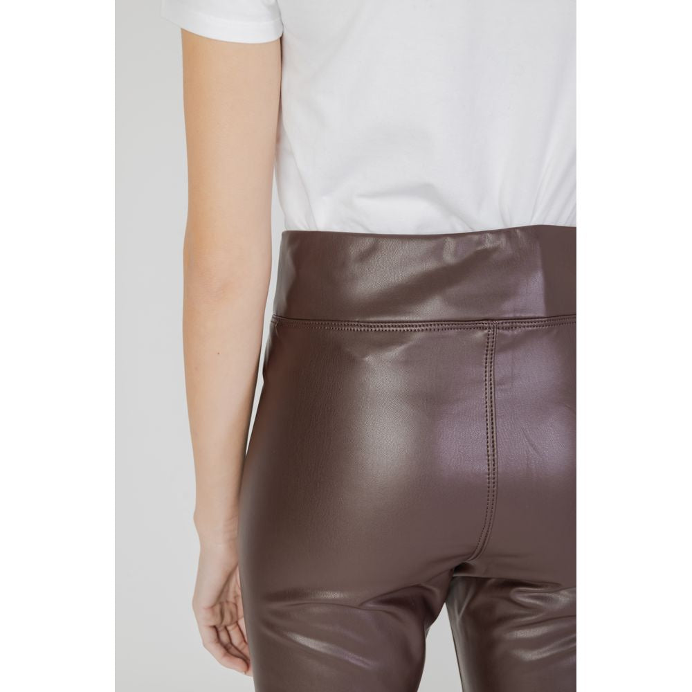 Street One Brown Polyester Jeans & Pant Street One Light Gray