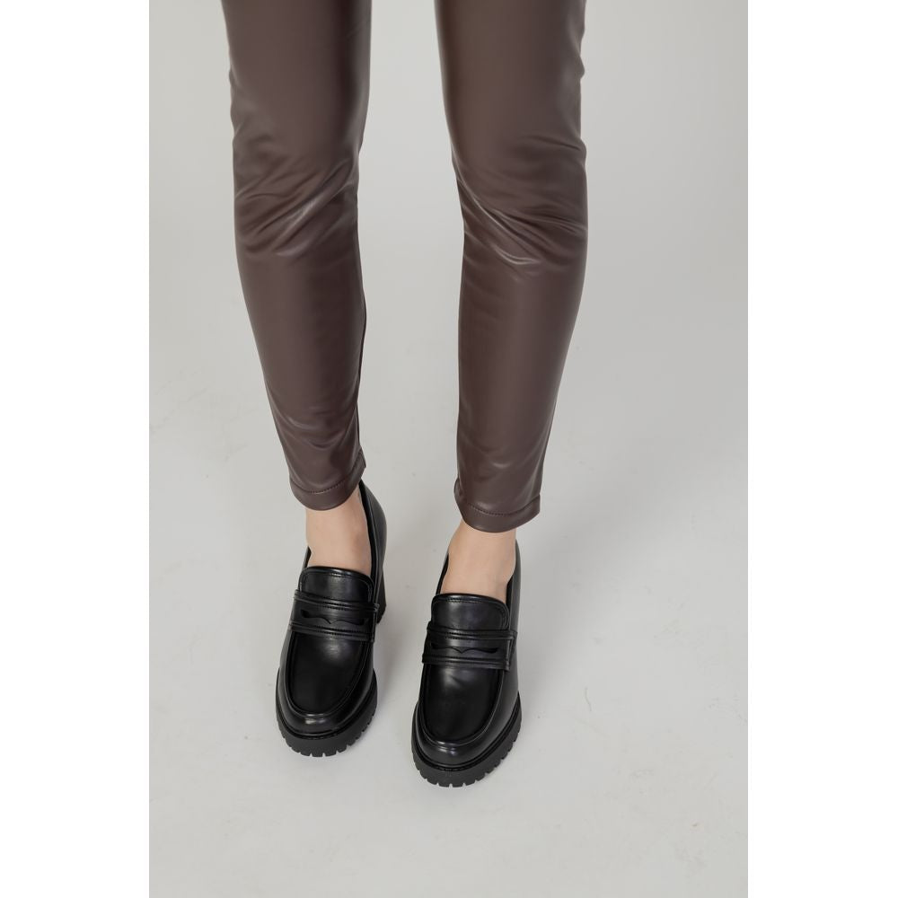 Street One Brown Polyester Jeans & Pant Street One Dark Slate Gray