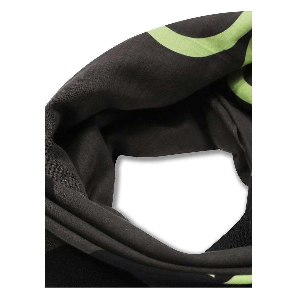 Calvin Klein Black Organic Cotton Scarf Calvin Klein Black