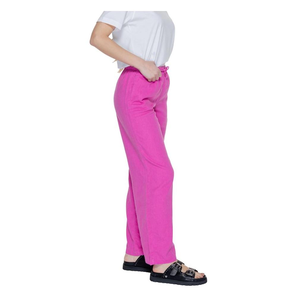 Only Only Pink Linen Jeans & Pant ON-13381901373-M/32 1728,71956299936,Clothing,Jeans & Pants - Women - Clothing,L/32,M/32,New with tags,Only,Pink,Women,Women - Clothing,XL/32