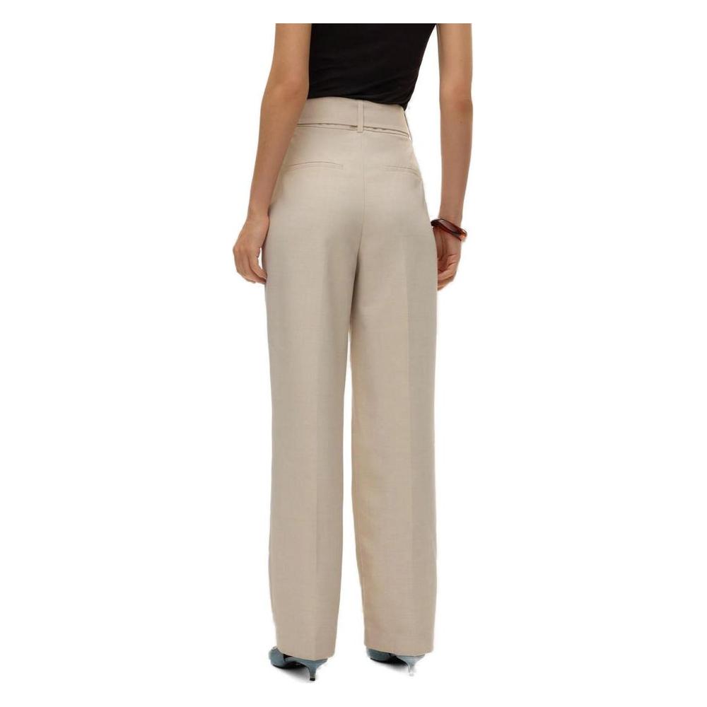 Vero Moda Gray Polyester Jeans & Pant Vero Moda Rosy Brown