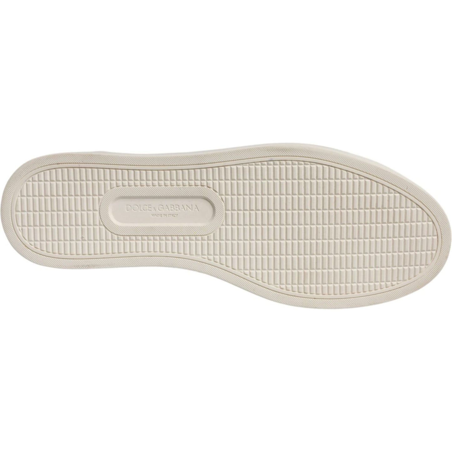 Dolce & Gabbana White Leather Mid Top Men Sneakers Shoes Dolce & Gabbana Gray