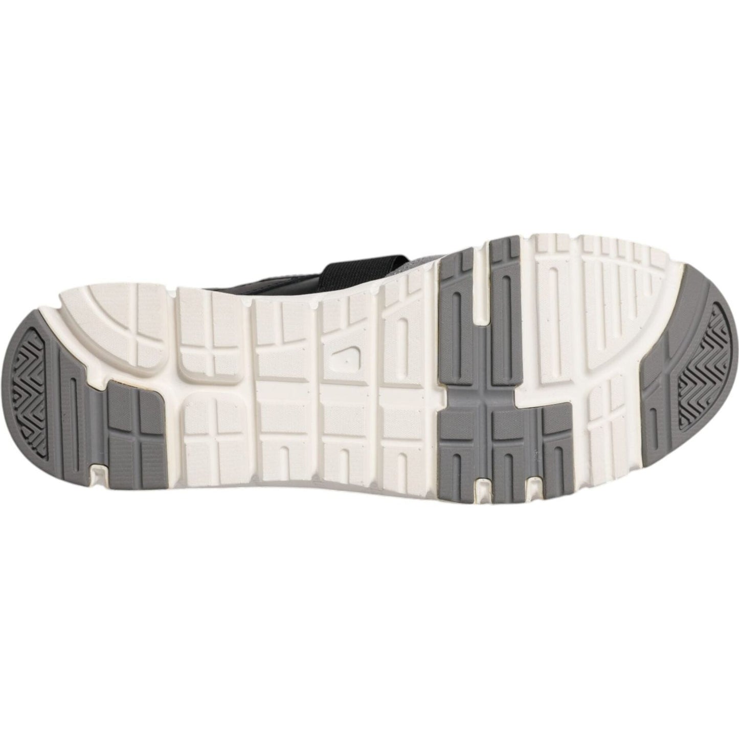 Dolce & Gabbana Multicolor Leather Suede Low Top Sneakers Shoes Dolce & Gabbana Light Gray