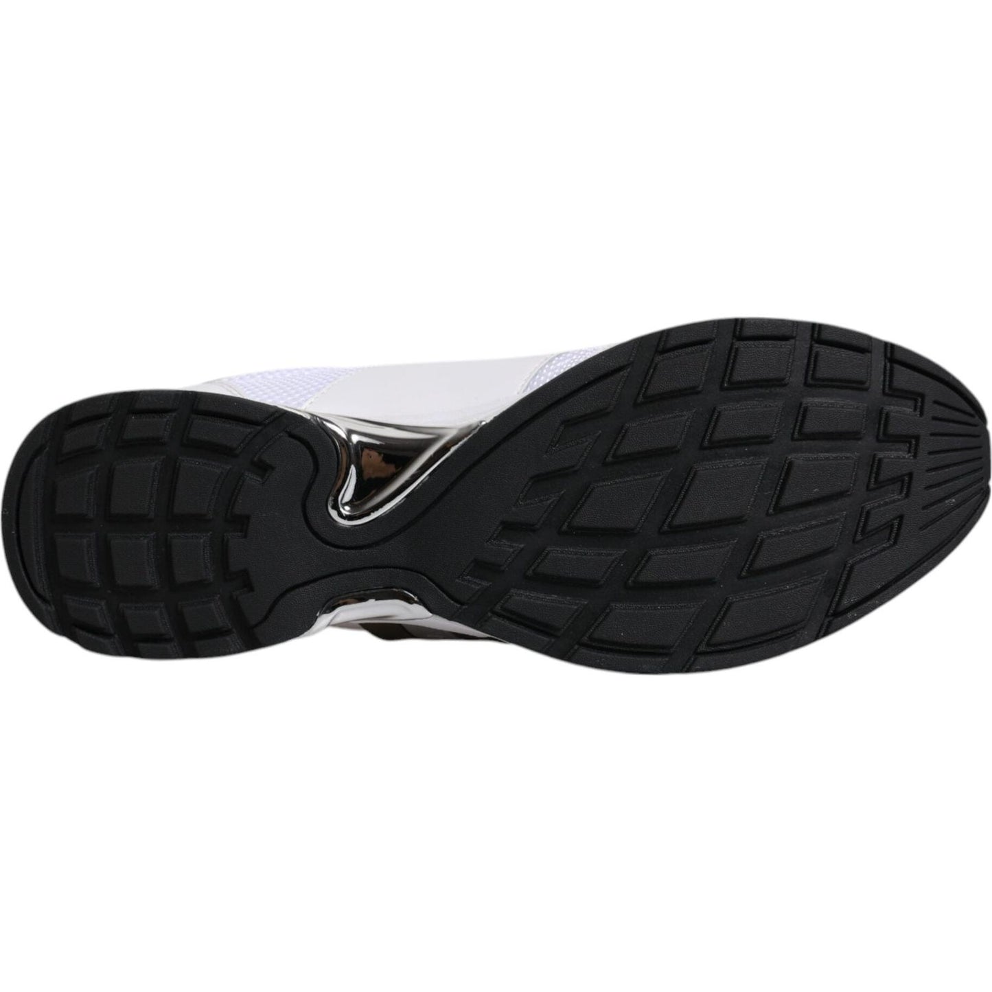 Dolce & Gabbana White Logo Leather Casual Men Sneakers Shoes Dolce & Gabbana Black