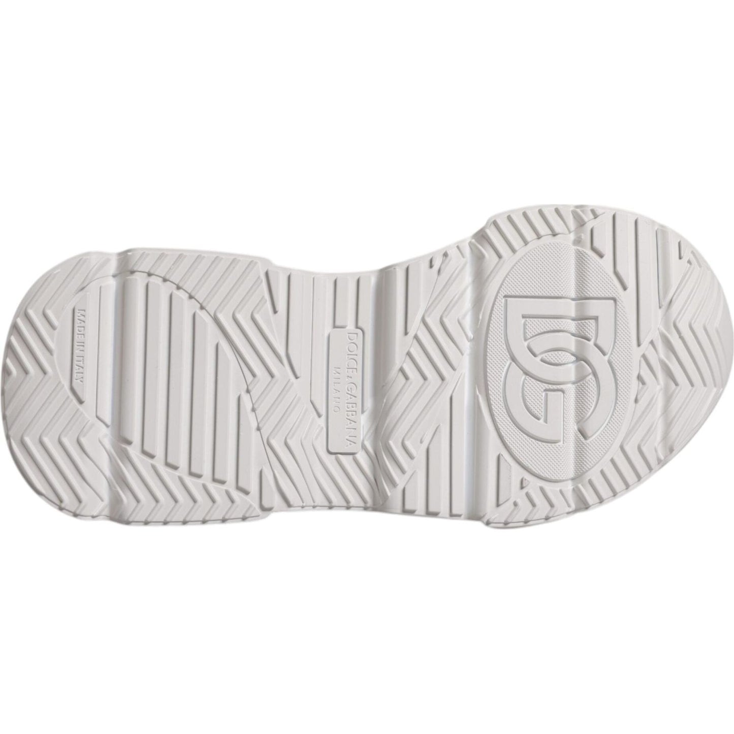 Dolce & Gabbana White Daymaster Low Top Sneakers Shoes Dolce & Gabbana Light Gray