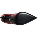 Dolce & Gabbana Dolce & Gabbana Red Leopard Leather Stiletto High Heels Pumps Shoes LA12022-36.5 1728,67345645728,Dolce & Gabbana,EU36.5/US6,Material: 100% Calf Leather,Preowned / Defect,Pumps - Women - Shoes,Red,Shoes,Women,Women - Shoes