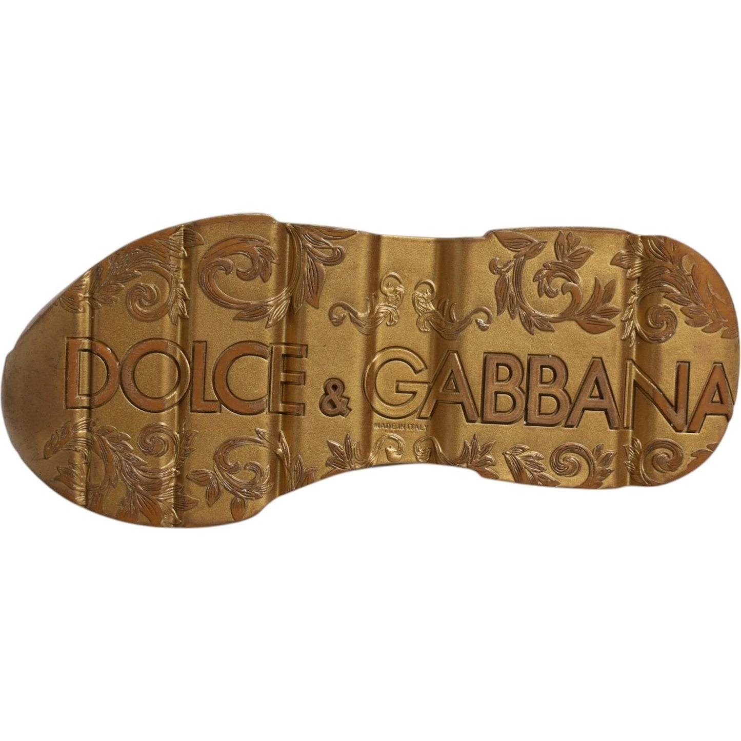 Dolce & Gabbana White Gold Daymaster Low Top Sneakers Shoes Dolce & Gabbana Sienna