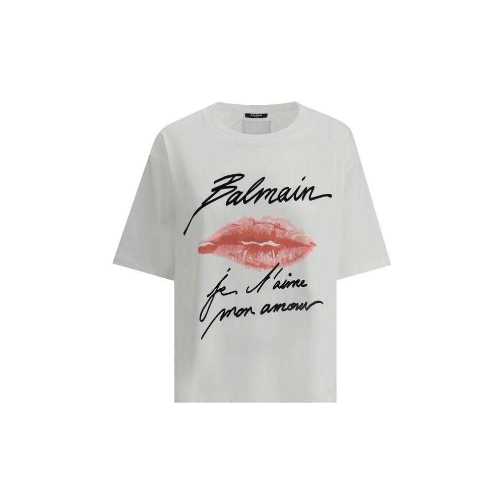 Balmain Kiss T-Shirt Balmain Gray