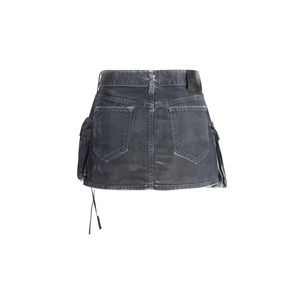 The Attico Cargo Mini Skirt The Attico Dark Slate Gray