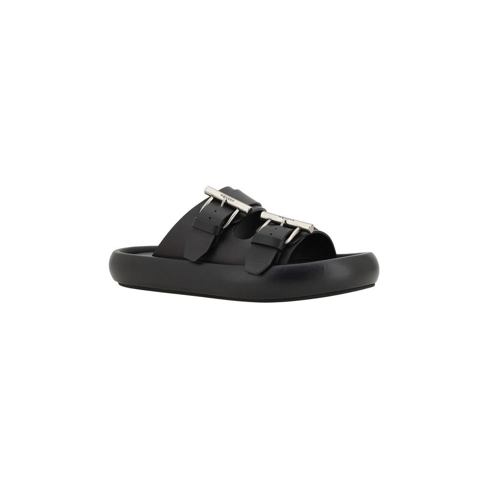 Alexander McQueen Leather Sandals Alexander McQueen Dark Slate Gray