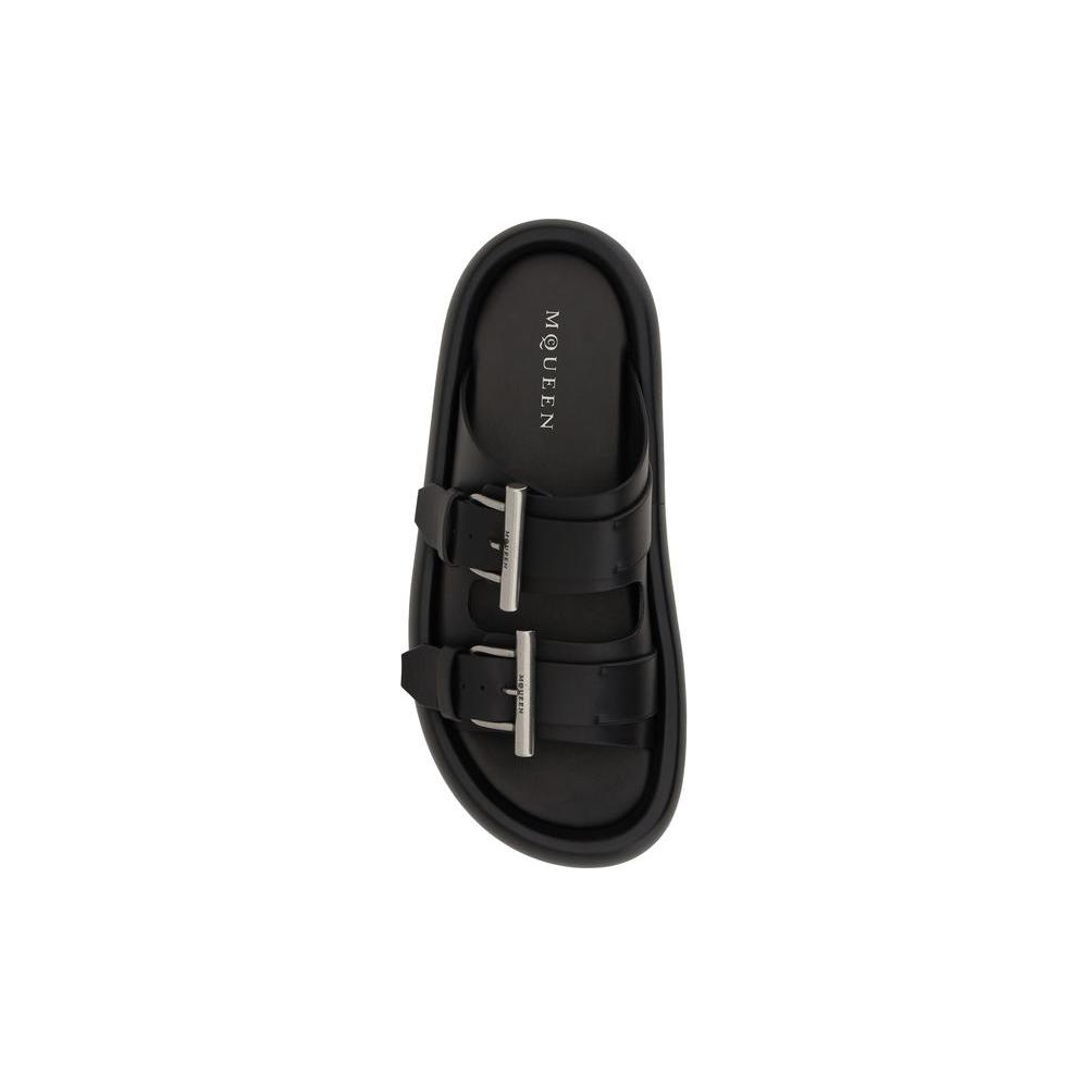 Alexander McQueen Leather Sandals Alexander McQueen Dark Slate Gray