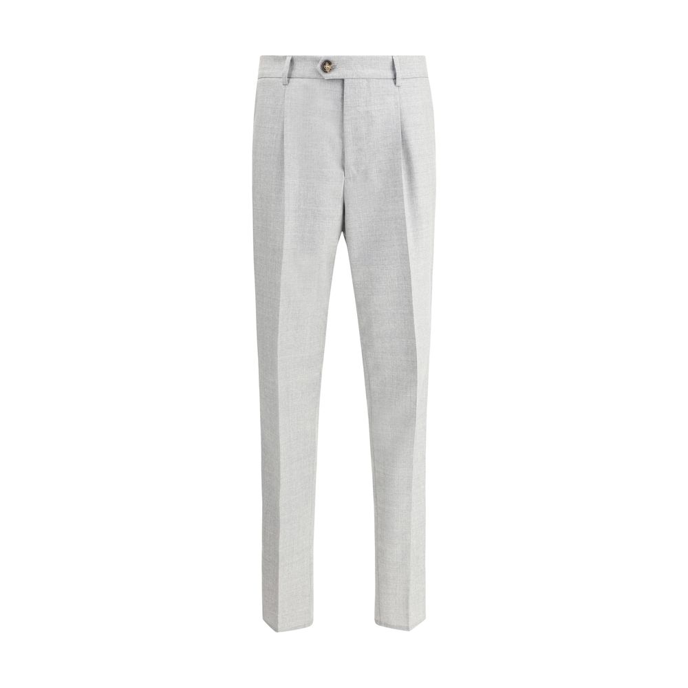 Brunello Cucinelli Virgin wool Pants Brunello Cucinelli Light Gray