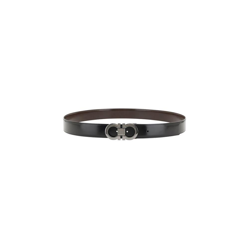 Ferragamo Ferragamo Reversible Belt FE-644557001-110 CM / 44 INCHES 100 cm / 40 Inches,105 cm / 42 Inches,110 cm / 44 Inches,1728,72470364320,90 cm / 36 Inches,95 cm / 38 Inches,Accessories,Belts - Men - Accessories,Black,Ferragamo,Men,Men - Accessories,N