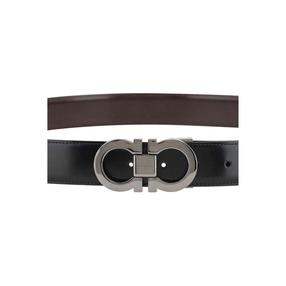 Ferragamo Ferragamo Reversible Belt FE-644557001-110 CM / 44 INCHES 100 cm / 40 Inches,105 cm / 42 Inches,110 cm / 44 Inches,1728,72470364320,90 cm / 36 Inches,95 cm / 38 Inches,Accessories,Belts - Men - Accessories,Black,Ferragamo,Men,Men - Accessories,N
