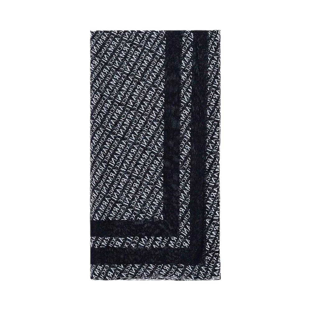 Armani Exchange Armani Exchange Black Modal Scarf AR-8161700009-ONE SIZE 1728,71956299936,Accessories,Armani Exchange,Black,New with tags,One Size,Scarves - Women - Accessories,Women,Women - Accessories
