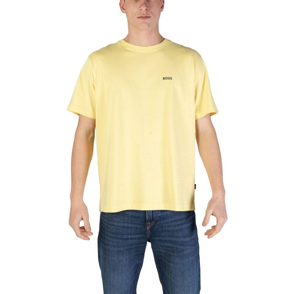 Hugo Boss Hugo Boss Yellow Cotton T-Shirt BO-15917200135-IT46 | M 1728,71956299936,Clothing,Hugo Boss,IT46 | M,Men,Men - Clothing,New with tags,T-Shirts - Men - Clothing,Yellow