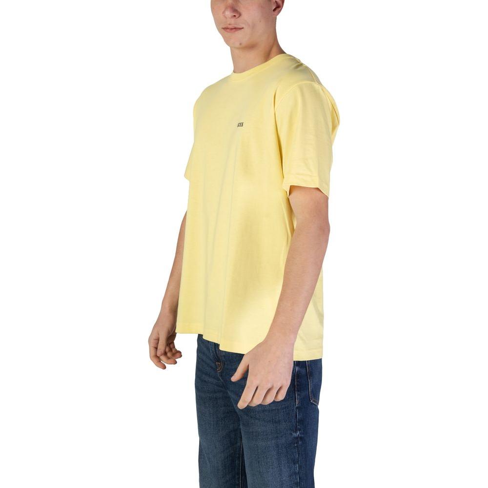 Hugo Boss Hugo Boss Yellow Cotton T-Shirt BO-15917200135-IT46 | M 1728,71956299936,Clothing,Hugo Boss,IT46 | M,Men,Men - Clothing,New with tags,T-Shirts - Men - Clothing,Yellow