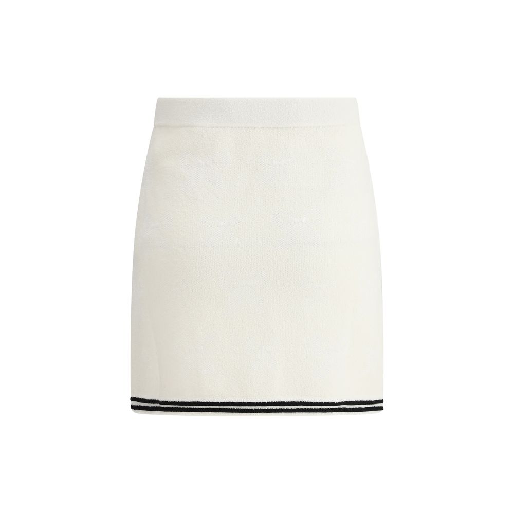 Self-Portrait Midi Skirt Self-Portrait Antique White