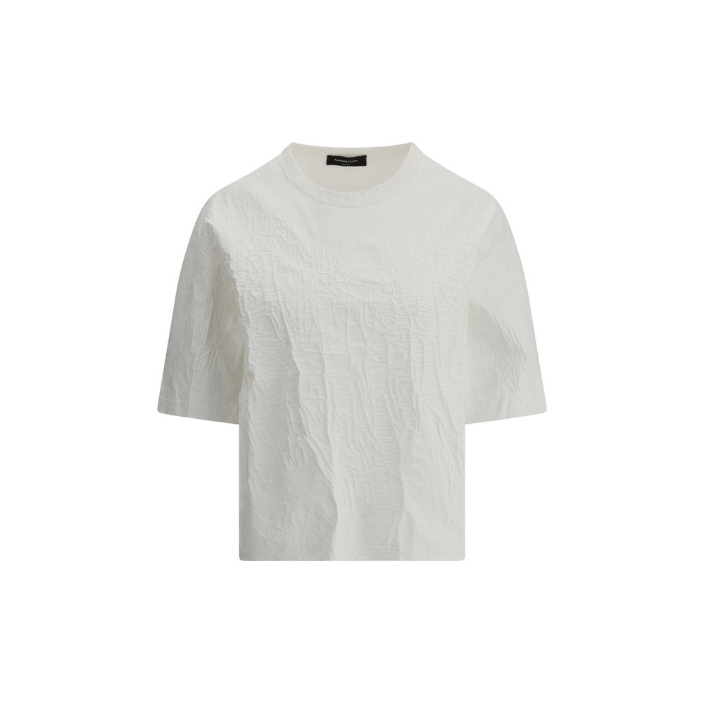 Fabiana Filippi Crackle T-Shirt Fabiana Filippi Gray