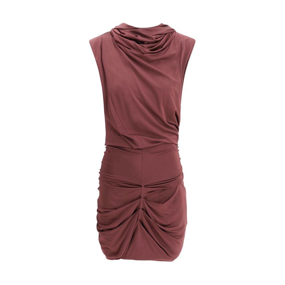 Magda Butrym Magda Butrym draped mini dress MA-153425BORDEAUX-IT38 | S 1728,72470364320,Bordeaux,Clothing,Dresses - Women - Clothing,IT38 | S,Magda Butrym,New with tags,Women,Women - Clothing