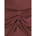 Magda Butrym Magda Butrym draped mini dress MA-153425BORDEAUX-IT38 | S 1728,72470364320,Bordeaux,Clothing,Dresses - Women - Clothing,IT38 | S,Magda Butrym,New with tags,Women,Women - Clothing