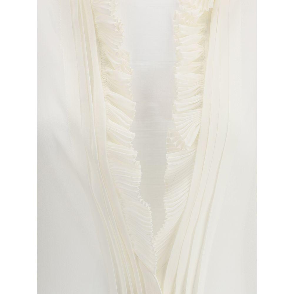 Tom Ford Silk georgette Blouse Tom Ford Light Gray