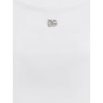 Dolce & Gabbana Dolce & Gabbana Logo T-Shirt DO-F8N08ZG7B3UW0800-IT40 | M 1728,72470364320,Clothing,Dolce & Gabbana,IT40 | M,IT42 | L,IT44 | L,New with tags,Tops & T-Shirts - Women - Clothing,White,Women,Women - Clothing