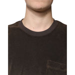 Dolce & Gabbana Dolce & Gabbana Brown Cotton Crew Neck Short Sleeves T-shirt TSH87311-48 1728,67345645728,Brown,Clothing,Dolce & Gabbana,IT48 | M,Material: 100% Cotton,Men,Men - Clothing,New with tags,T-Shirts - Men - Clothing