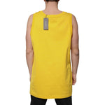 Dolce & Gabbana Dolce & Gabbana Yellow Cotton Round Neck Sleeveless T-shirt TSH87323-50 1728,67345645728,Clothing,Dolce & Gabbana,IT50 | L,Material: 100% Cotton,Men,Men - Clothing,New with tags,T-Shirts - Men - Clothing,Yellow