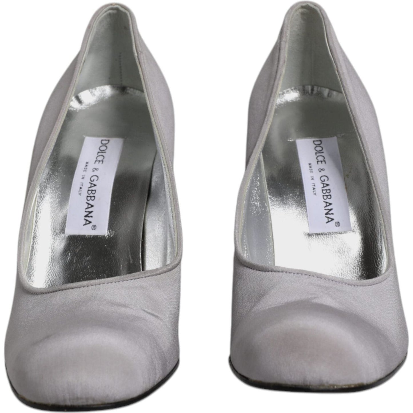 Dolce & Gabbana Dolce & Gabbana Gray Suede Leather High Heel Pumps Shoes LA12110-40 1728,67345645728,Dolce & Gabbana,EU40/US9.5,Gray,Material: Leather (suede),New with tags,Pumps - Women - Shoes,Shoes,Women,Women - Shoes