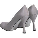 Dolce & Gabbana Dolce & Gabbana Gray Suede Leather High Heel Pumps Shoes LA12110-40 1728,67345645728,Dolce & Gabbana,EU40/US9.5,Gray,Material: Leather (suede),New with tags,Pumps - Women - Shoes,Shoes,Women,Women - Shoes