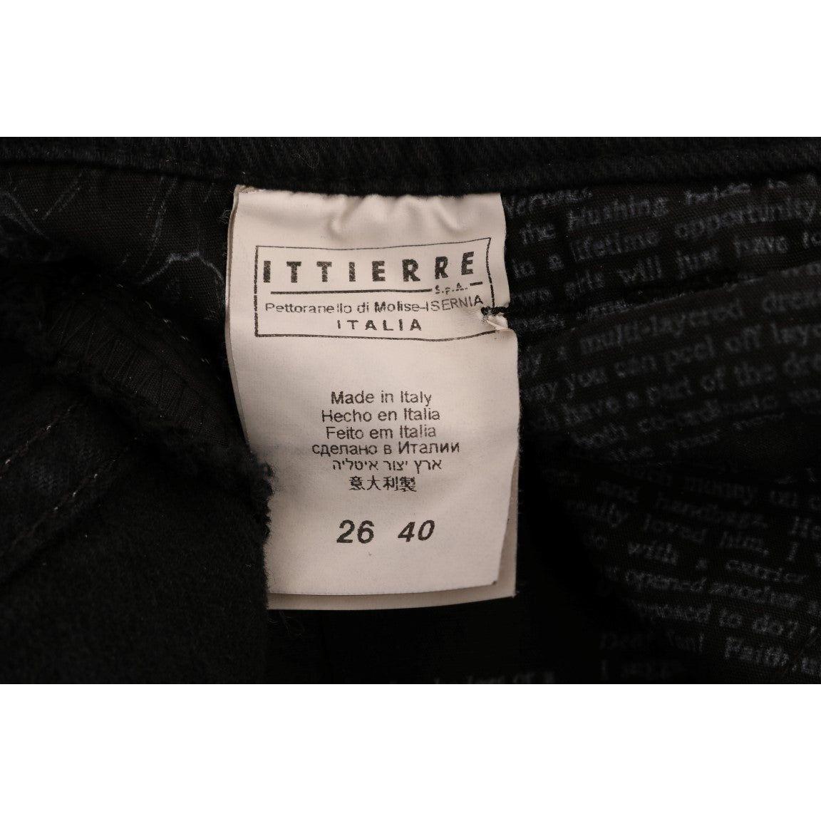 John Galliano Chic Gray Wash Regular Fit Jeans John Galliano Black