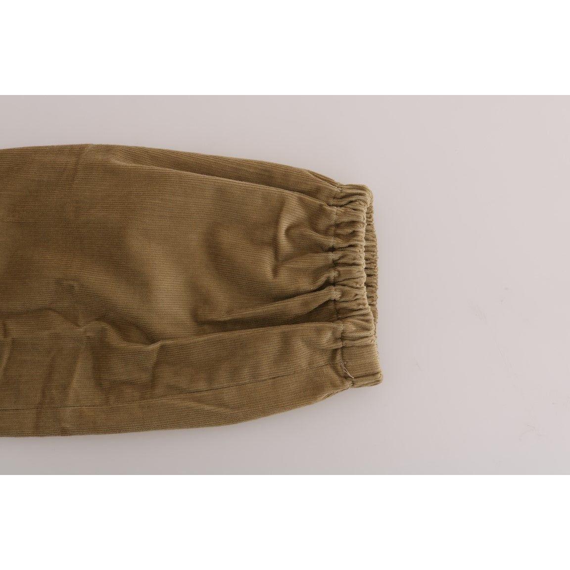 Ermanno Scervino Chic Beige Casual Pants for Sophisticated Style Jeans & Pants Ermanno Scervino Gray