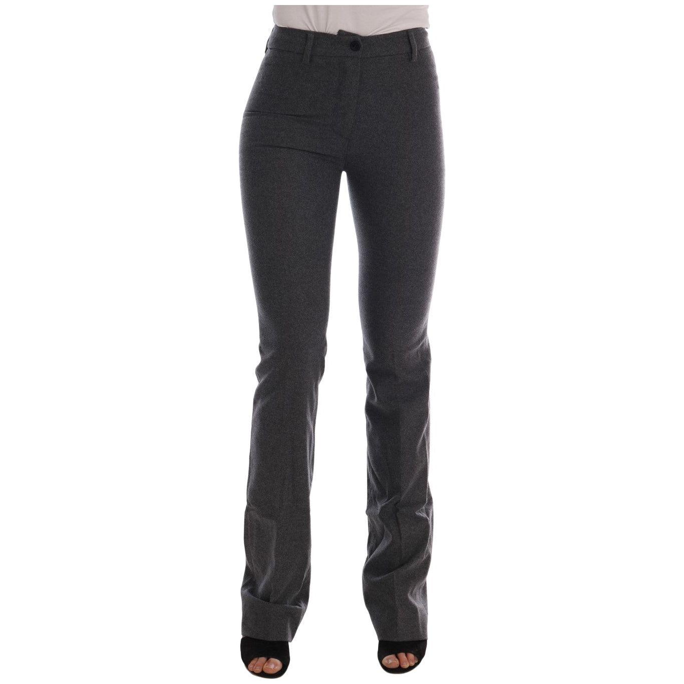 Ermanno Scervino Chic Gray Formal Pants - Elegance Refined Ermanno Scervino Dark Slate Gray