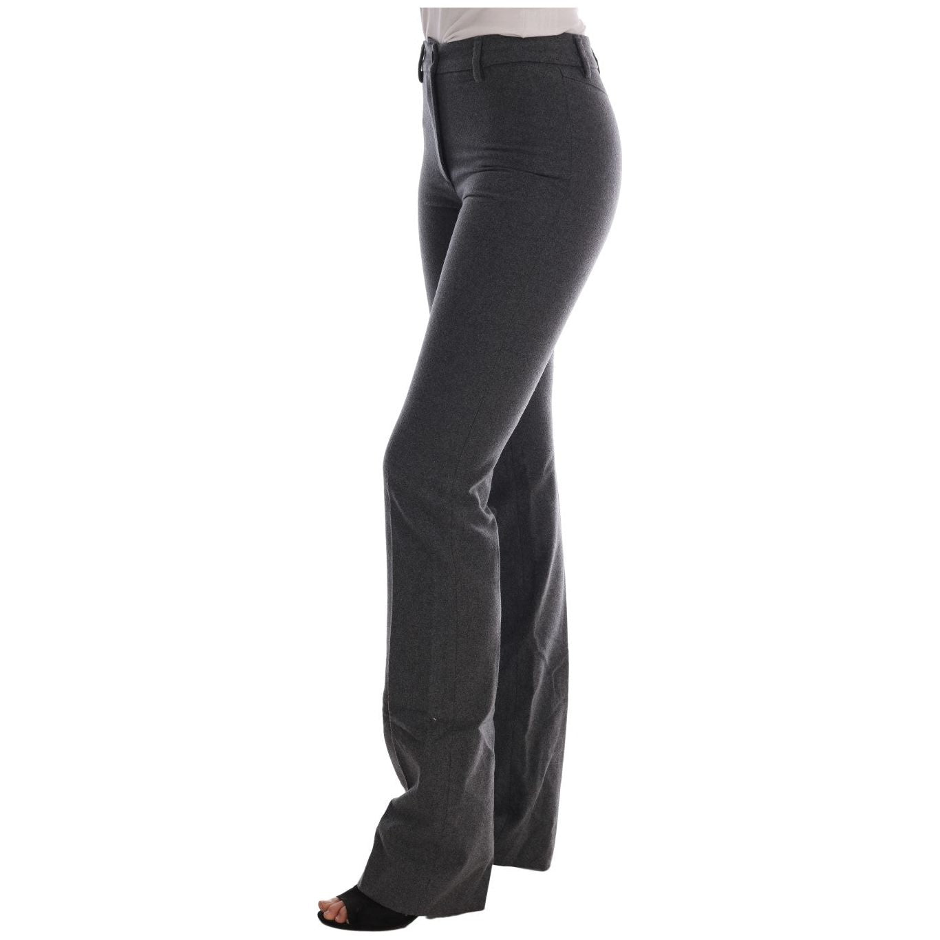 Ermanno Scervino Chic Gray Formal Pants - Elegance Refined Ermanno Scervino Dark Slate Gray