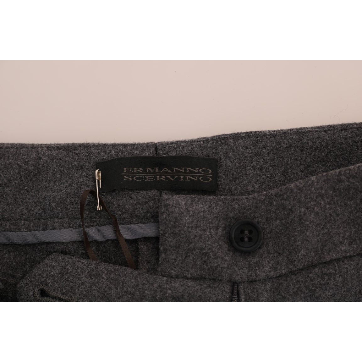 Ermanno Scervino Chic Gray Formal Pants - Elegance Refined Ermanno Scervino Gray