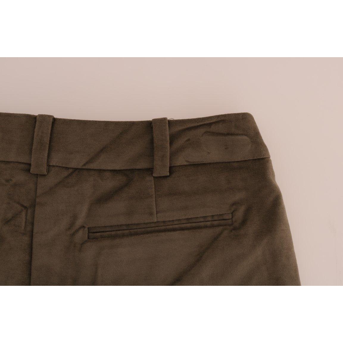 Ermanno Scervino Chic Brown Bermuda Elegance Ermanno Scervino Gray