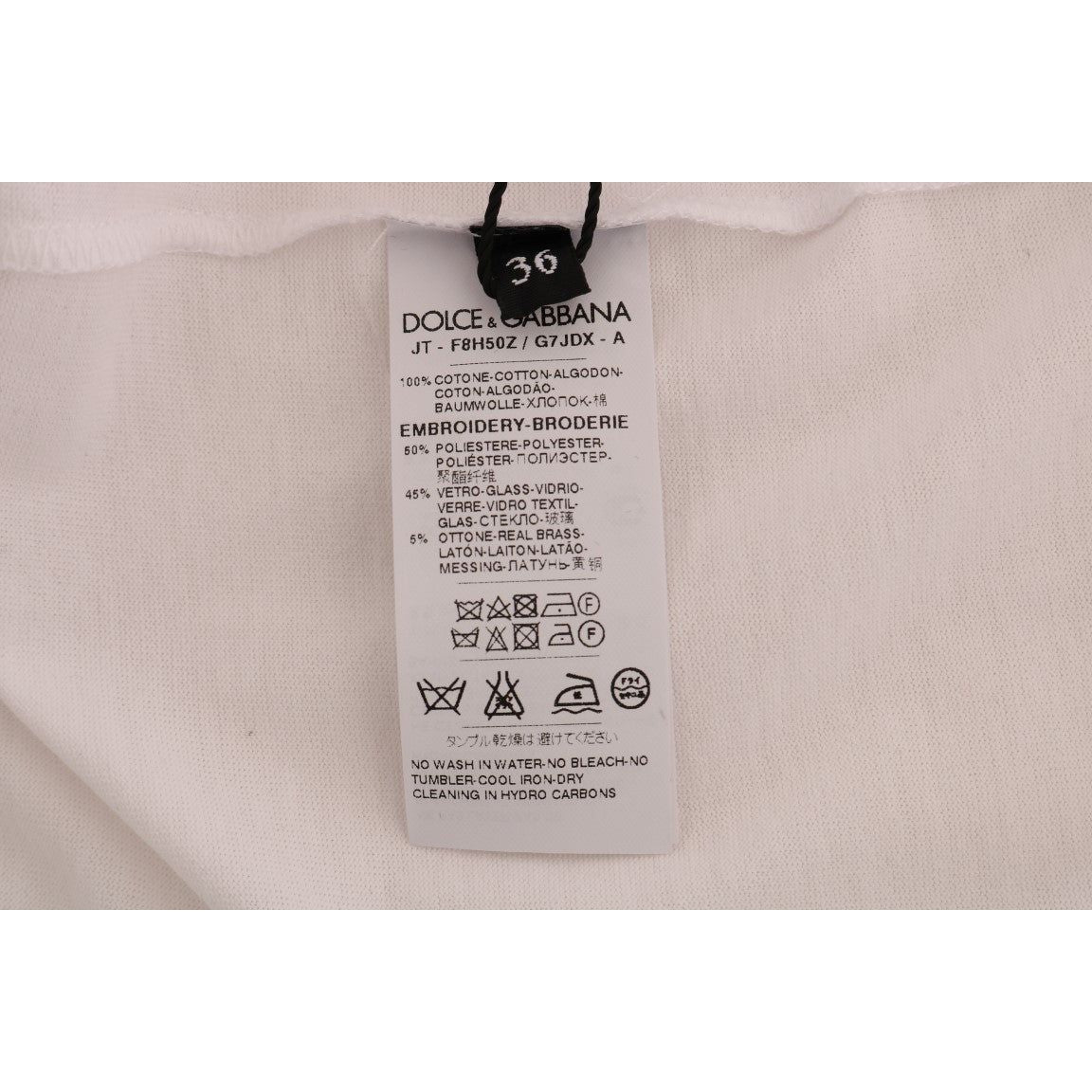 Dolce & Gabbana Sequined Fairy Tale Cotton T-Shirt Dolce & Gabbana Gray