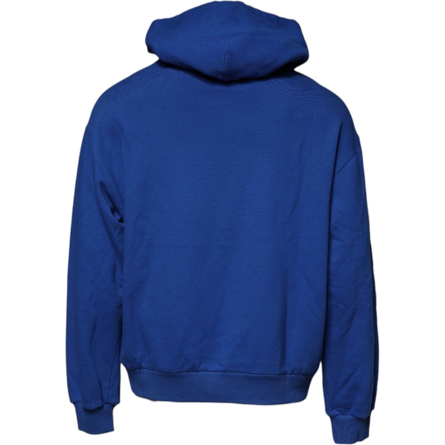Dolce & Gabbana Dolce & Gabbana Blue Logo Print Hooded Sweatshirt Sweater TSH87530-52 1728,67345645728,Blue,Clothing,Dolce & Gabbana,IT52 | XL,Material: 100% Cotton,Men,Men - Clothing,New with tags,Sweaters - Men - Clothing