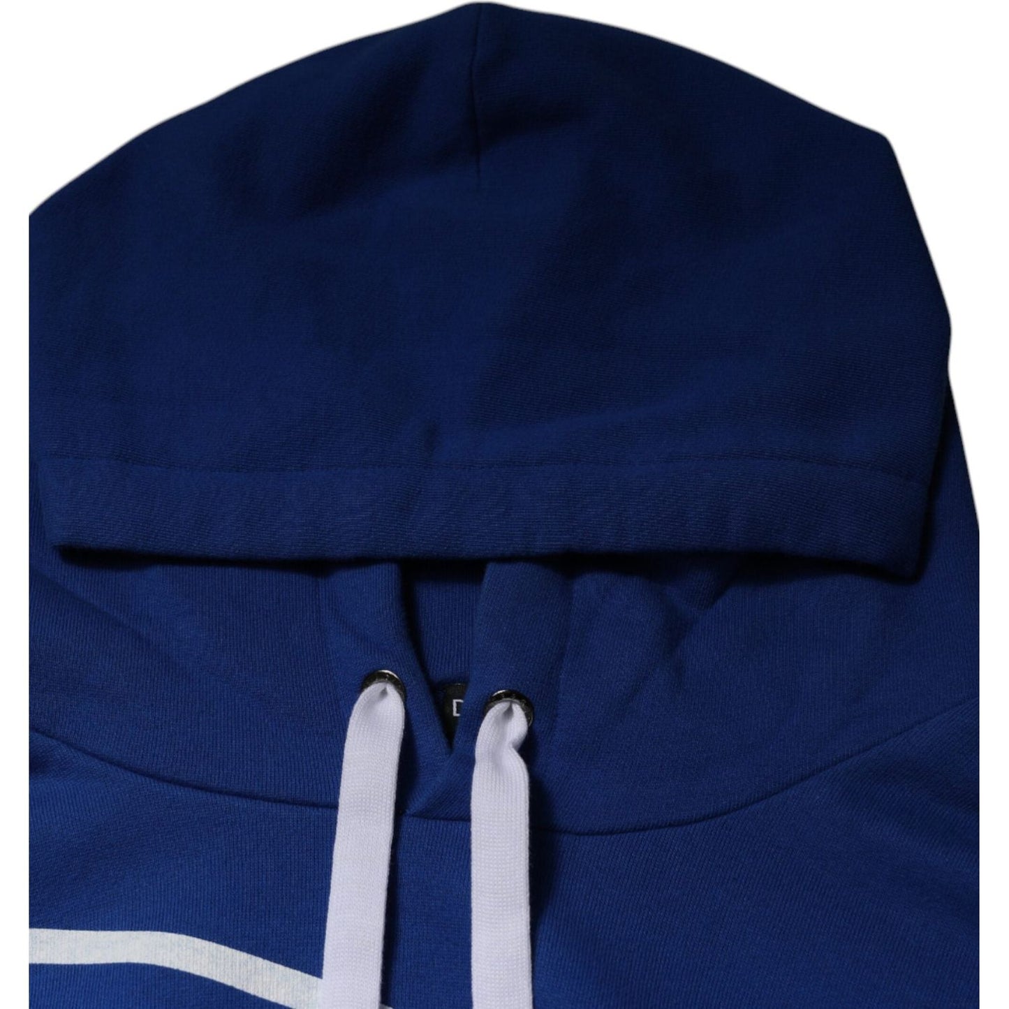 Dolce & Gabbana Dolce & Gabbana Blue Logo Print Hooded Sweatshirt Sweater TSH87530-52 1728,67345645728,Blue,Clothing,Dolce & Gabbana,IT52 | XL,Material: 100% Cotton,Men,Men - Clothing,New with tags,Sweaters - Men - Clothing