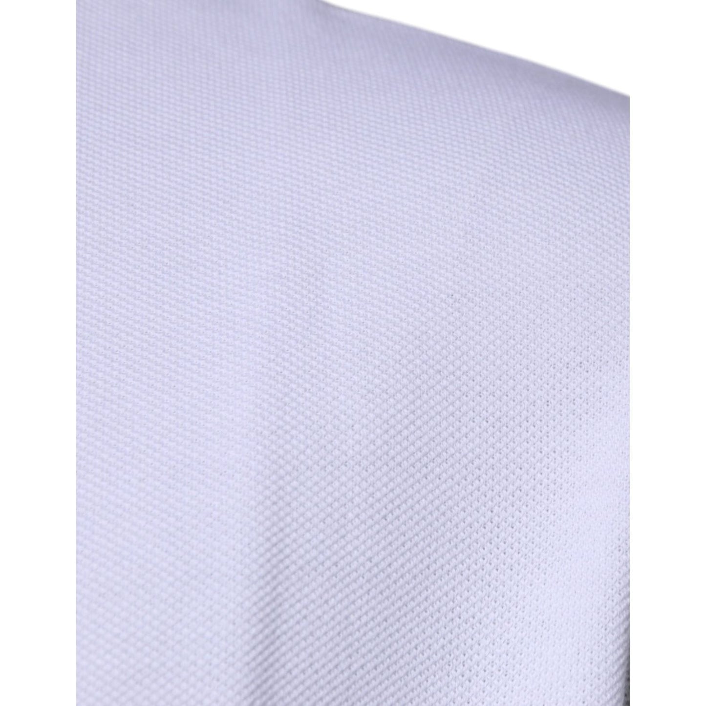 Versace White Viscose Collared Men Polo Short Sleeves T-shirt TSH87198-50
